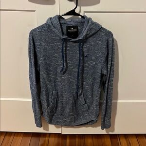 Hollister Men's Blue Hoodie